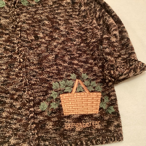 Women’s Longaberger Homestead button down cardigan sweater size small - Picture 3 of 11